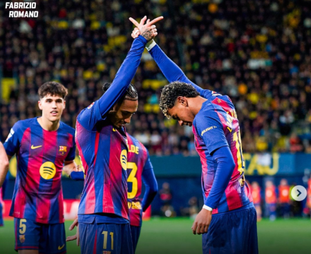 ޔަމާލް އާއި ރަފީނާގެ ލަނޑުން ބާސެލޯނާ ލީޑް ދަމަހައްޓައިފި